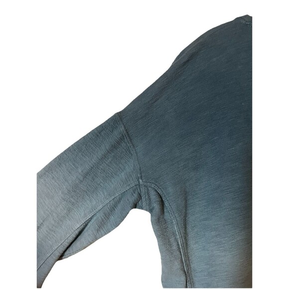 J‎ Jill Fit Relaxed Fit Cotton Gray Blue Pullover Long Sleeve Lounge Top Women S - Picture 7 of 8